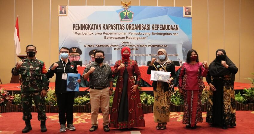 Pembukaan kegiatan peningkatan kapasitas organisasi kepemudaan.