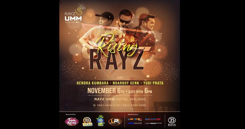 Event Rising Rayz digelar pada tanggal 6 November mendatang.