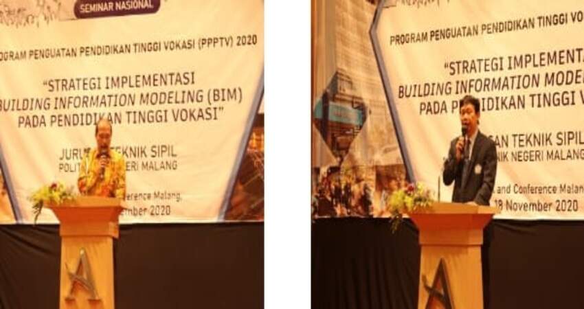 Seminar nasional yang digelar Jurusan Teknik Sipil (JTS) Politeknik Negeri Malang (Polinema).