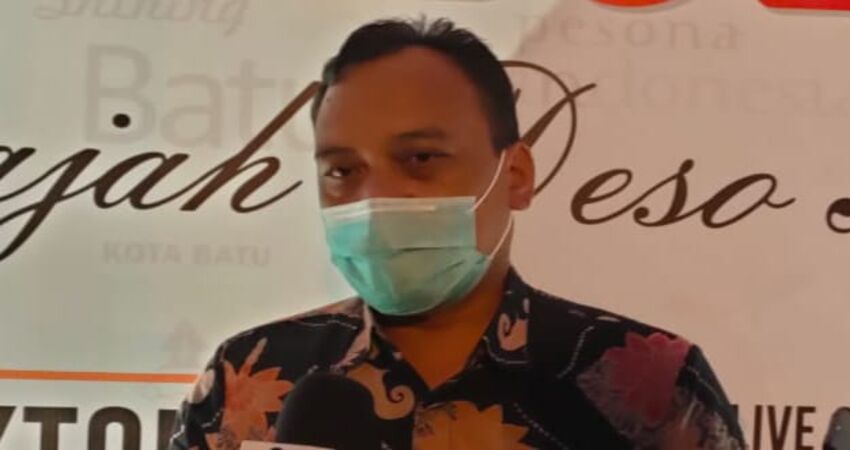 Kepala Dinas Pariwisata Kota Batu, Arief As Sidiq, saat diminta keterangan Memontum.com.