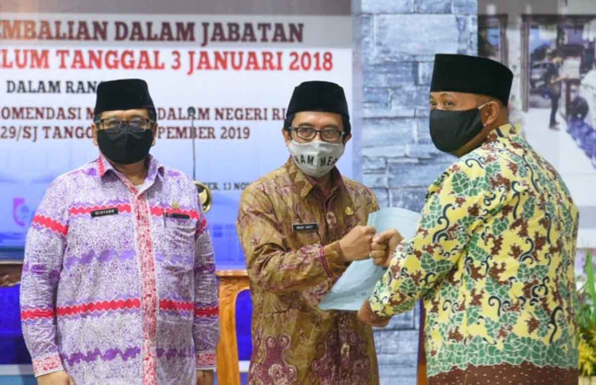 Plt Bupati Jember Gelar Prosesi Pengembalian Jabatan