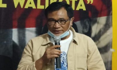 Wawali, H. Sofyan Edi Jarwoko, disela acara 'Ngopi Bareng bersama Wawali Kota Malang' di Pujasera Janti.