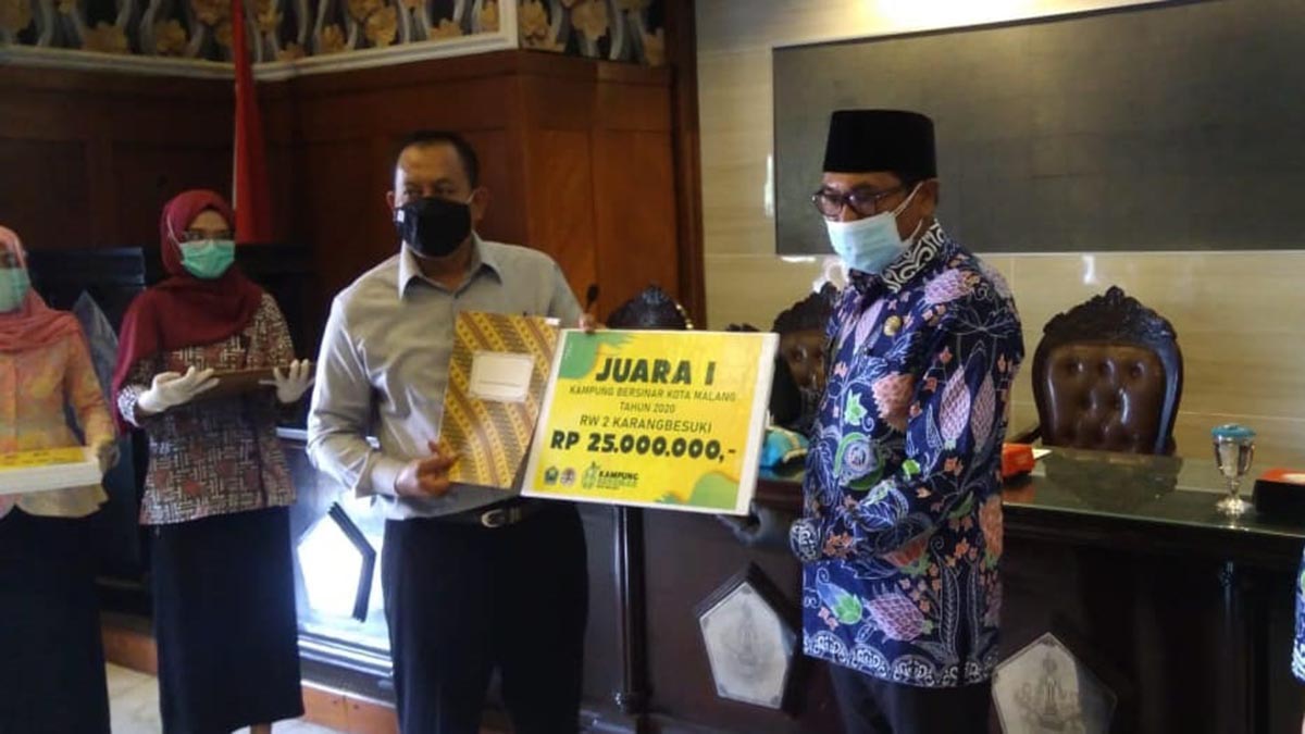 RW 2 Karangbesuki Fokus Pengolahan Sampah - Juara I Lomba Kampung Bersinar Kota Malang 2020