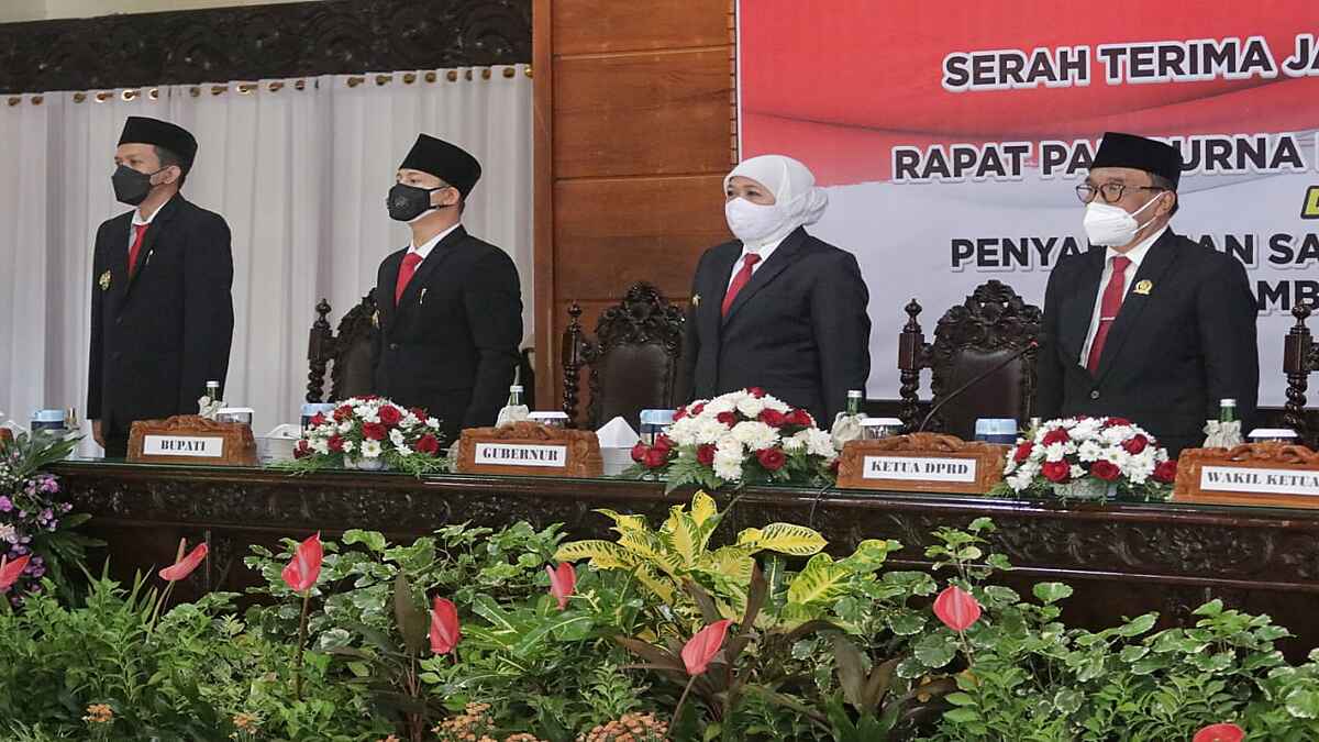 DPRD Trenggalek Gelar Rapat Paripurna Penyampaian Sambutan Bupati dan Wakil Bupati