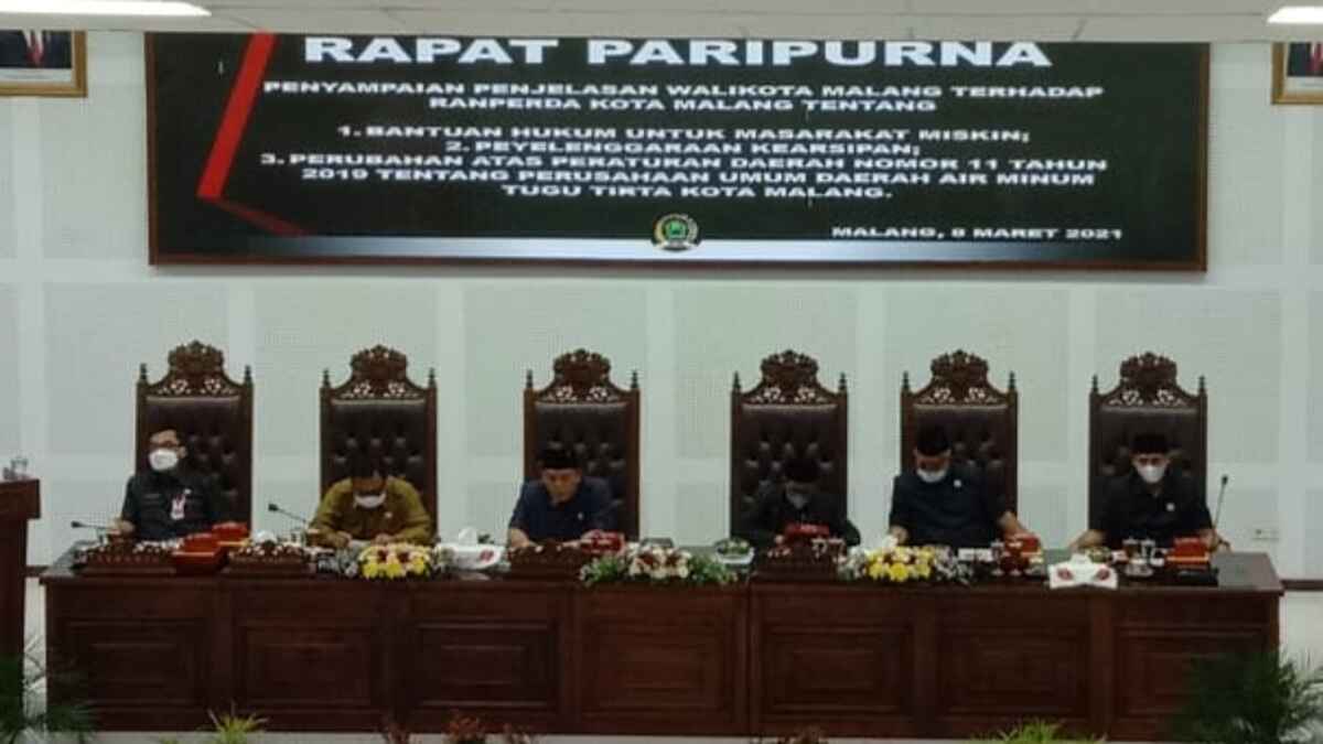 Eksekutif Ingatkan DPRD Malang Soal Pembahasan Tiga Ranperda