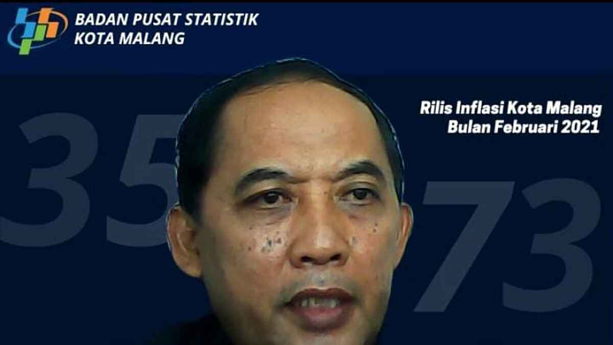 Februari Kota Malang Alami Deflasi 0.01 Persen