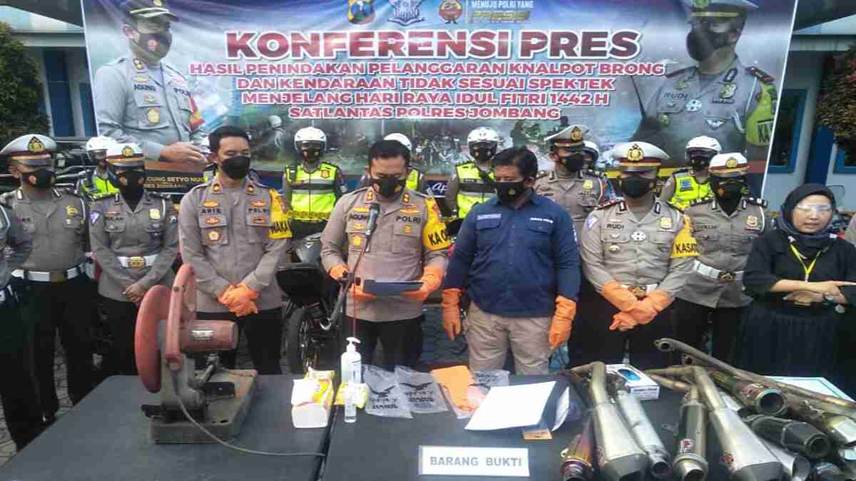 146 Pelanggar Kendaraan Motor Ditindak Polres Jombang