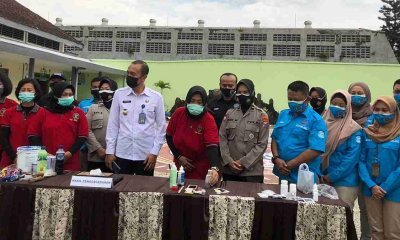 BNN dan Petugas Polresta Malang Kota Razia Lapas Wanita Sukun