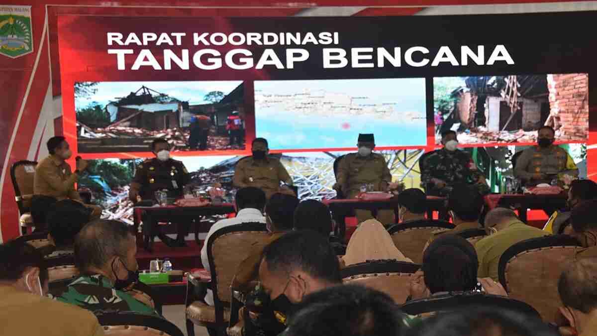 Bupati Malang bersama Forkopimda Lakukan Rapat Koordinasi Tanggap Bencana