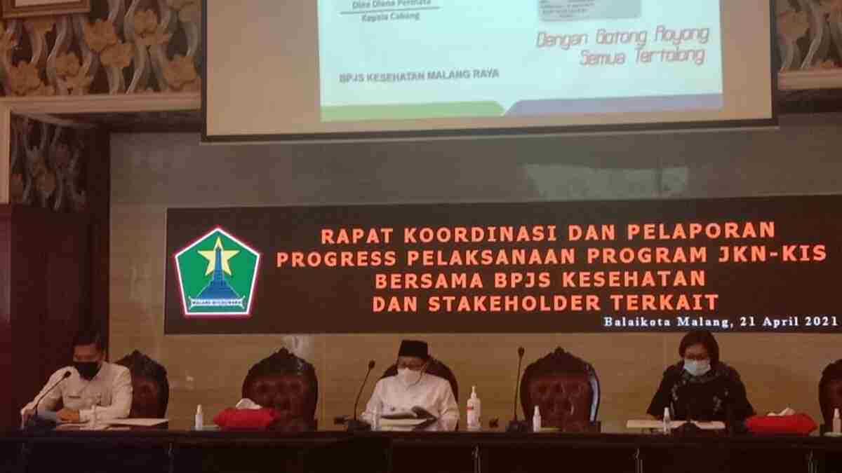 Usai Buka Rakor bersama BPJS, Wali Kota Sutiaji Harap Kesadaran Masyarakat Akan Kesehatan Naik