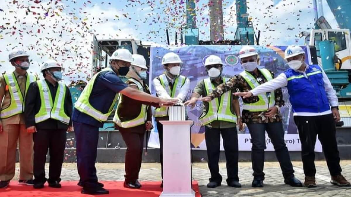 Bupati Arifin Sebut Ground Breaking Pembangunan Gedung Isolasi Covid-19 menjadi Pembangunan Sejarah di Trenggalek