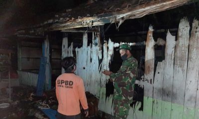 Pasutri Situbondo Terbakar Akibat Toko Sembako di Mlandingan Dilalap Si Jago Merah