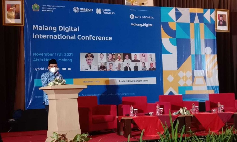 Wali Kota Sutiaji Hadiri Gelaran Malang Digital Internasional Conference