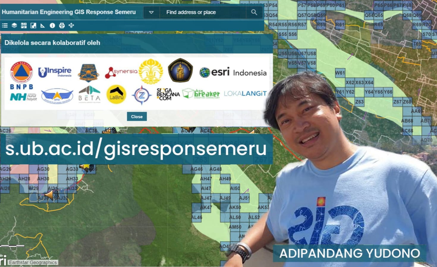 Respon Bencana Semeru, Dosen UB Ciptakan Aplikasi Geographic Information System