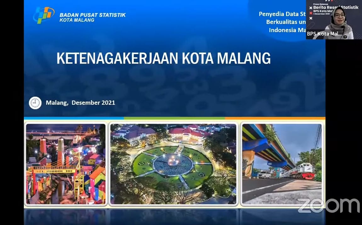 Tingkat Pengangguran Terbuka Kota Malang Tahun 2021 sebesar 9.65 Persen