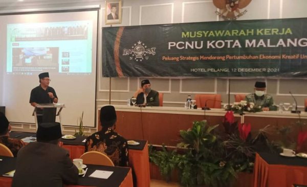 Hadiri Musker PCNU Kota Malang, Wali Kota Sutiaji Berharap NU Kota Malang Makin Berkembang