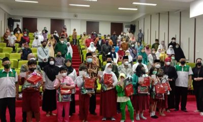 200 Anak Yatim dan Piatu Akibat Pandemi Covid-19 di Kota Malang Mendapatkan Santunan