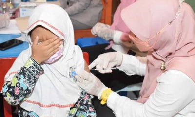 Pemkab Lamongan Mulai Lakukan Vaksinasi Serentak Anak Usia 6 hingga 11 Tahun