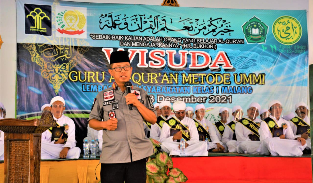 34 Santri Pondok Pesantren At Taubah Lapas Kelas 1 Malang Siap jadi Ustad Pengajar Metode Ummi