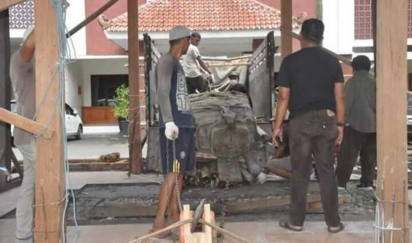 Setelah Lama di Museum Wajakensis Tulungagung, Prasasti Kamulan Akhirnya Kembali ke Trenggalek