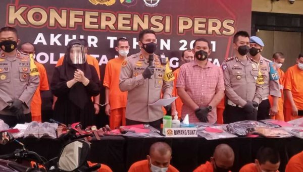 944 Kasus Berhasil Dirampungkan Polresta Malang Kota dengan Mengamankan 191 Tersangka