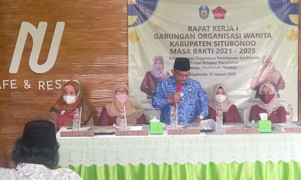 Buka Raker GOW Situbondo, Bupati Karna Titipkan Program Pengentasan Kemiskinan