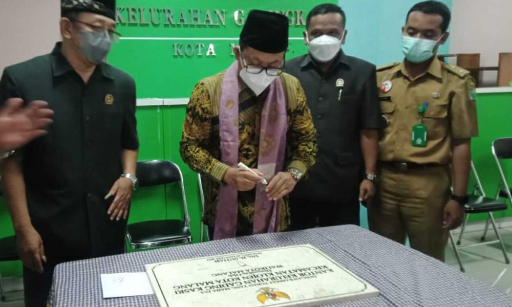 Wali Kota Malang Resmikan Gedung Baru Kantor Kelurahan Gading Kasri