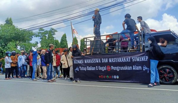 Galian C Ilegal Semakin Meluas, Pemkab Sumenep Didemo