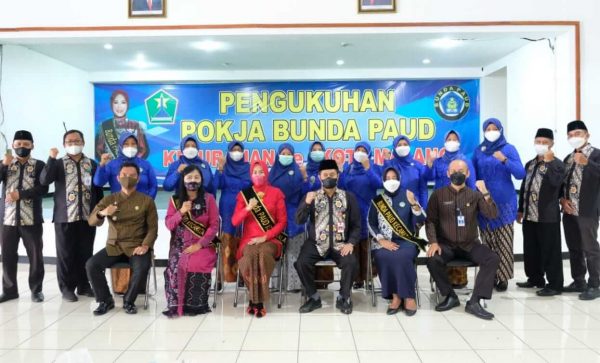 Kukuhkan Pokja Bunda PAUD Tingkat Kelurahan, PKK Kota Malang Siap Bersinergi di Bidang Pendidikan Anak Usia Dini