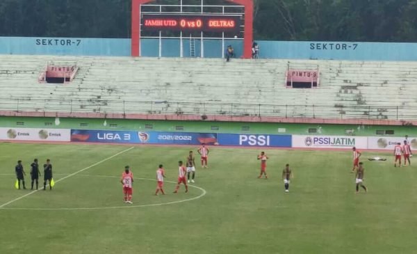 Deltras Sidoarjo Ditahan Imbang Jambi United