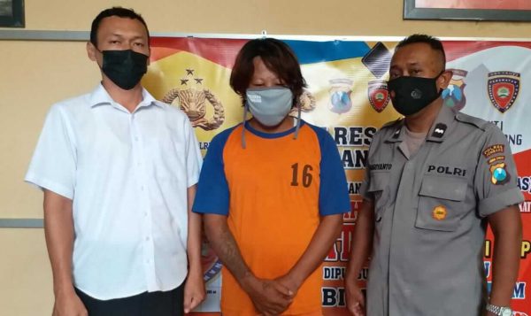 Tiga Kali Setubuhi Anak Kandung, Residivis Kambuhan Ditangkap Polres Jombang