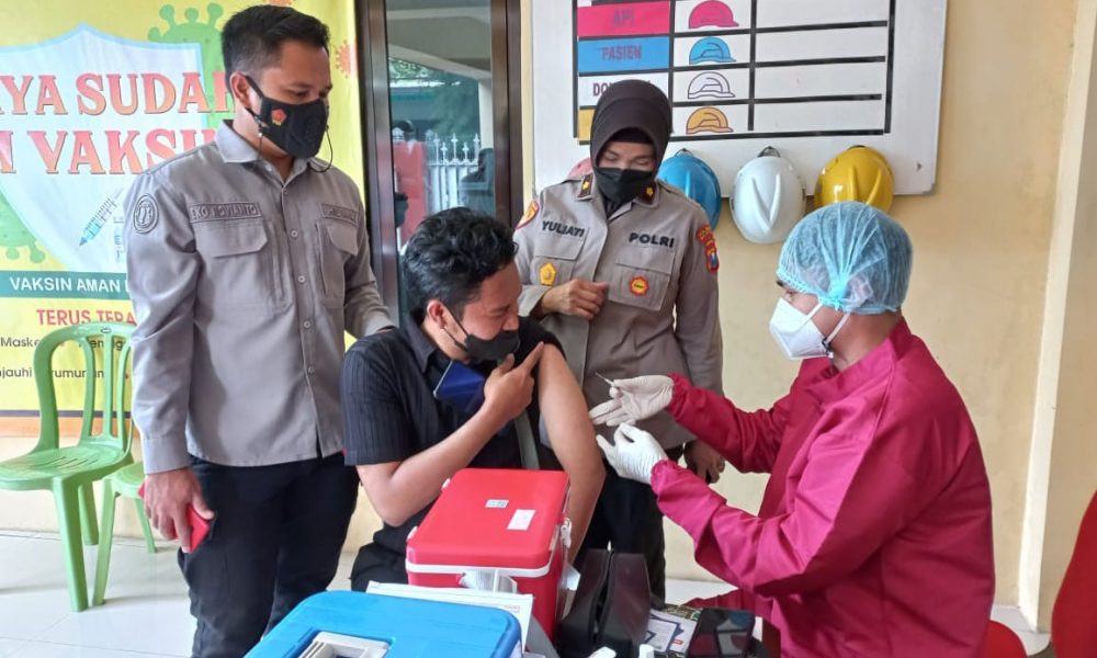 Polresta Malang Kota Gelar Vaksinasi Booster untuk Wartawan