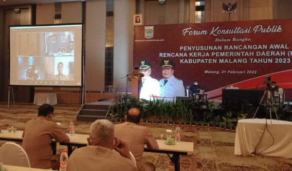 Buka Forum Konsultasi Publik Rancangan Awal RKPD Kabupaten Malang, Bupati Sanusi Ingatkan Tiga Prioritas