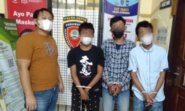 Empat Pelaku Pembobol Toko Safira Dibekuk Polres Situbondo