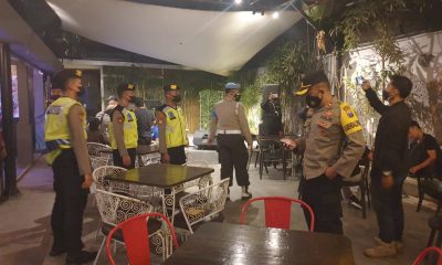 Sasar Cafe dan Tempat Hiburan Malam, Polresta Malang Kota Razia Prokes
