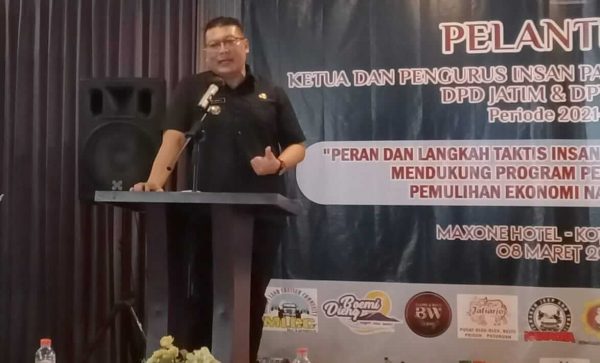 Hadiri Pelantikan DPD dan DPW Jatim 2 IPI, Wabup Malang Harapkan Inovasi Kemajuan Pariwisata