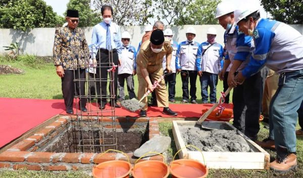 Hadiri Peletakan Batu Pertama Pembangunan Rumah Sakit 'National Hospital', Bupati Sanusi Berharap Pelayanan Kesehatan Terbaik