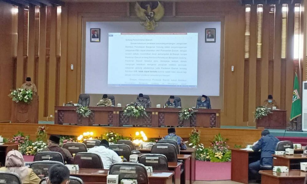 DPRD Kabupaten Malang Gelar Paripurna Penyampaian Empat Raperda