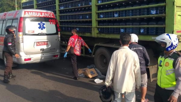 Terlindas Truk di Fly Over Lawang, Nyawa Pengendara Motor Asal Purwodadi Tak Selamat