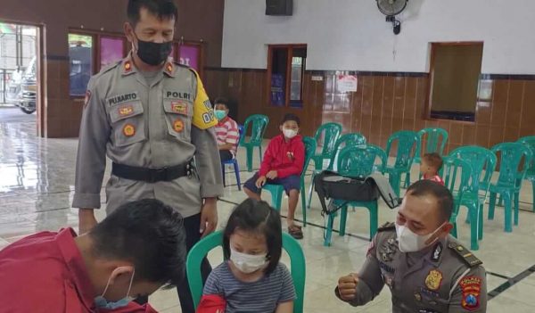 Polres Situbondo Ikuti Zoom Meeting dan Genjot Percepatan Vaksinasi Anak