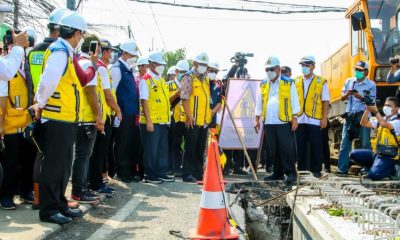 Menteri PUPR Basuki Hadimuljono Tinjau Perbaikan Jembatan Ngaglik I Lamongan