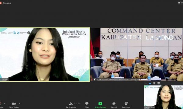 Buka Online Session Megpreneur Lamongan, Bupati Yuhronur Harapkan Kultur Bisnis yang Baik