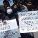 Unjuk Rasa HMI Situbondo Sempat Terjadi Aksi Dorong di Gedung DPRD