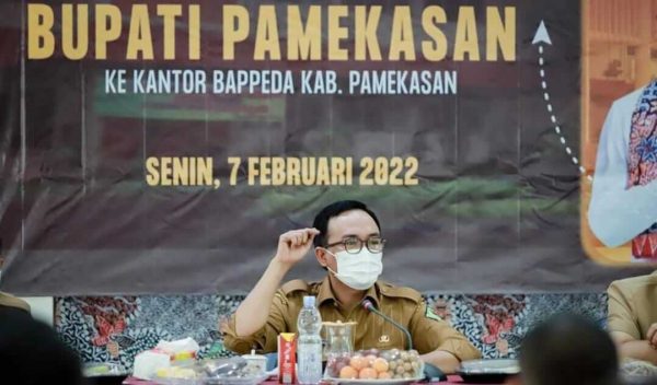 Samakan Visi, Bupati Pamekasan Sambangi Bappeda dan BPKPD