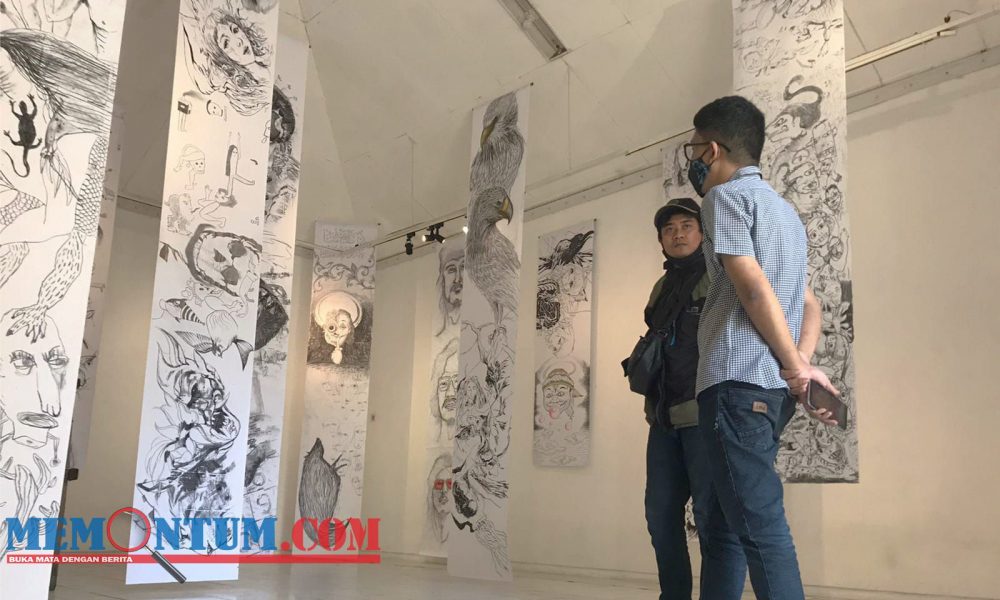 Seniman Tulungagung, Kota Batu dan Kota Malang Gelar Pameran Seni Drawing Collaboration Supersub