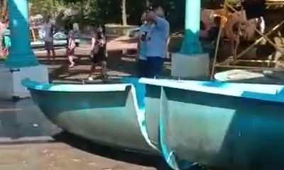 Sambungan Perosotan Wahana Waterpark Kenjeran Surabaya Ambrol, 16 Korban Dievakuasi ke Rumah Sakit