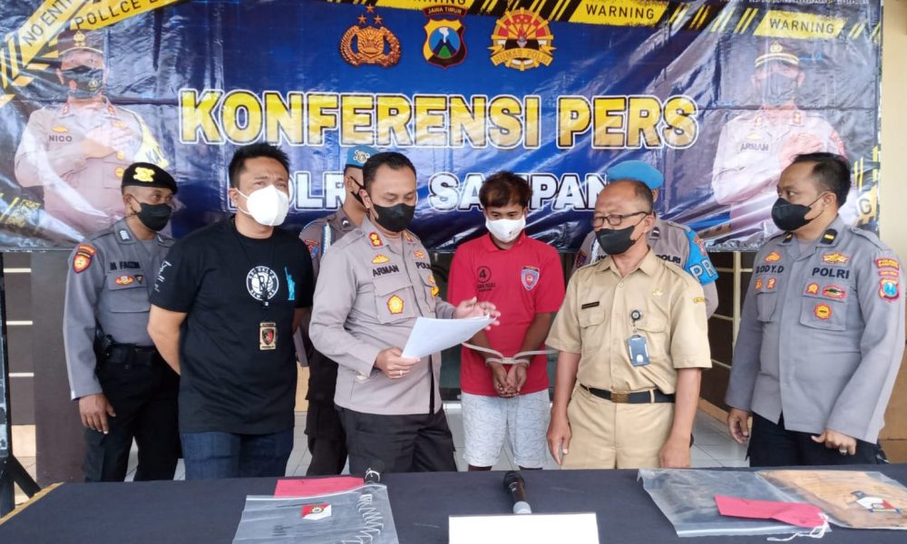 Pelaku Pembunuhan di Durbugen Sampang Dibekuk Polisi di Stasiun Jombang