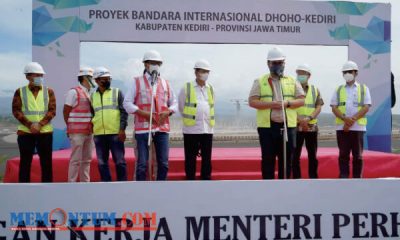 Dampingi Menhub RI Kunjungi Pembangunan Bandara Dhoho, Mas Dhito Siap Jadikan Kabupaten Kediri Penyangga Baru Jatim