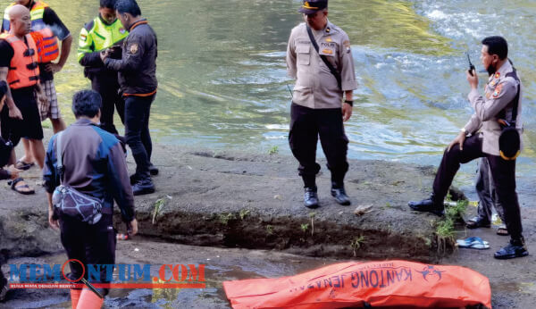 Hanyut di Kali Bangau Kota Malang, Mayat Pria Tanpa Identitas Gegerkan Warga