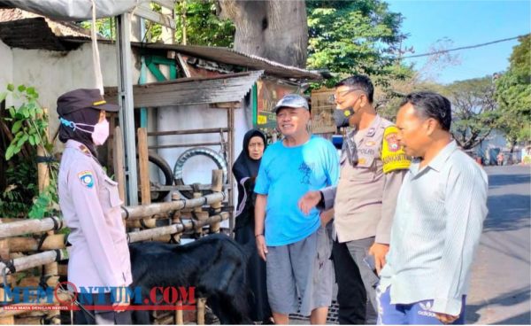 Jelang Idhul Adha, Polresta Malang Kota Masifkan Penyuluhan ke Pedagang Hewan Kurban